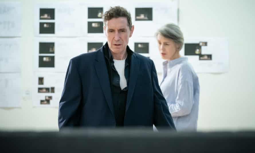 Lying about their feelings … McGann and Gina McKee rehearse for The Forest.