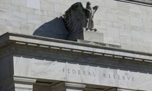 The Federal Reserve Board building on Constitution Avenue.