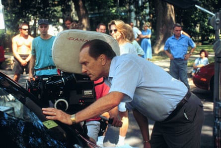 Duvall directing on location for The Apostle.