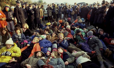 Protesters at Greenham Common, 1982