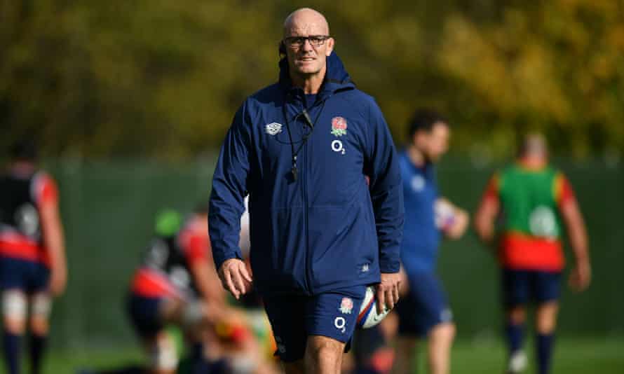 The England defence coach, John Mitchell.