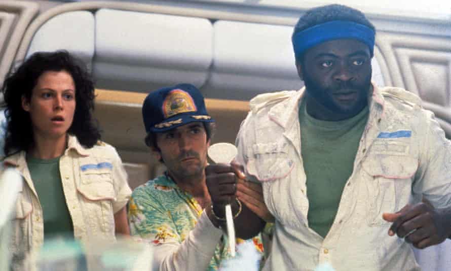 (from left to right) Sigourney Weaver, Harry Dean Stanton and Yaphet Kotto in Alien.