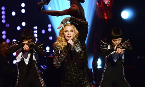 Madonna on the Jonathan Ross show in London in March 2015. 