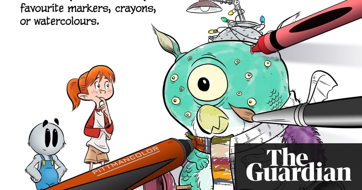 How to draw… an alien – in pictures | Children's books | The Guardian