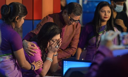 Tashnuva Anan Shishir breaks down after the bulletin