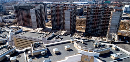 Unfinished Tsaritsyno residential complex in Moscow