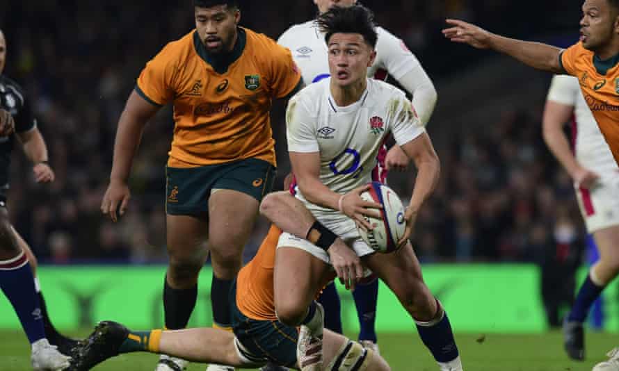Marcus Smith was targeted for some rough handling but showed he is tough enough for Test rugby.