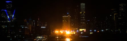 Craig’s photograph of the Melbourne Gasworks from the night of their first kiss.