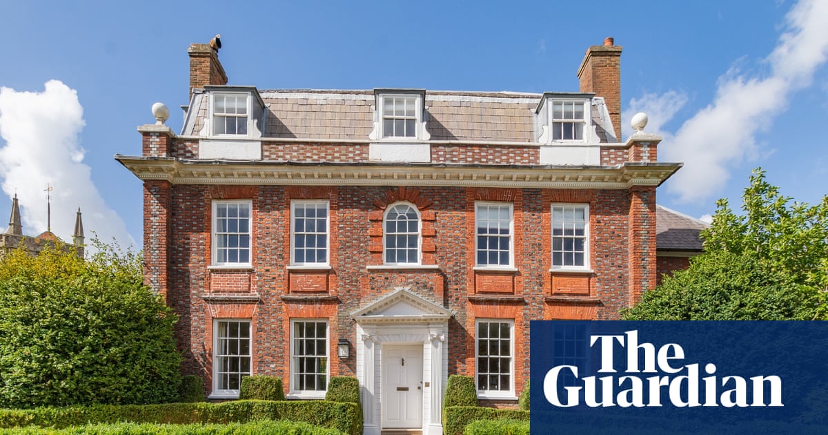 Homes for sale with impressive entrances in England and Scotland – in pictures