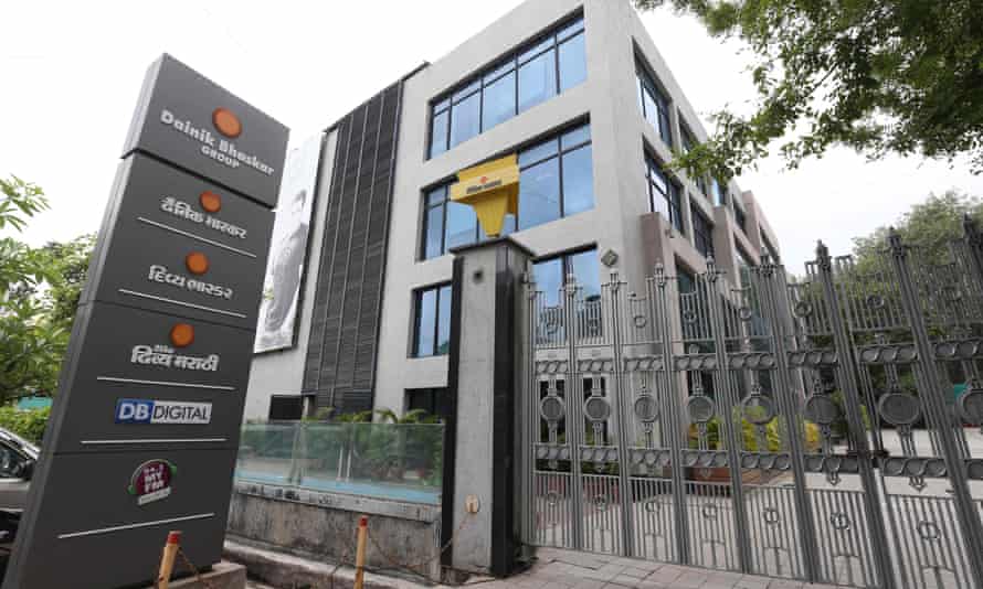 Tax raids target Indian paper that criticised government over Covid | India | The Guardian