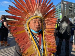 Cop26 live: world ‘heading for 1.9C of heating’, climate model projects 6 Ninawa Huni Kui of the Huni Kui people from Acre, Brazil