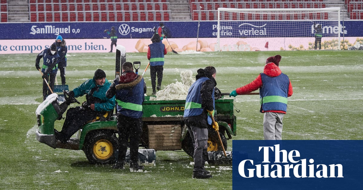 Real Madrid freeze at Osasuna as snow brings much of Spain to a halt | Sid Lowe