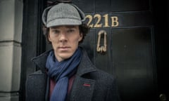 Benedict Cumberbatch as the BBC’s Sherlock Holmes.
