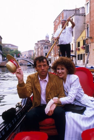 Leslie Grantham as Den Watts and Anita Dobson as Angie Watts Eastenders Soaps on holiday