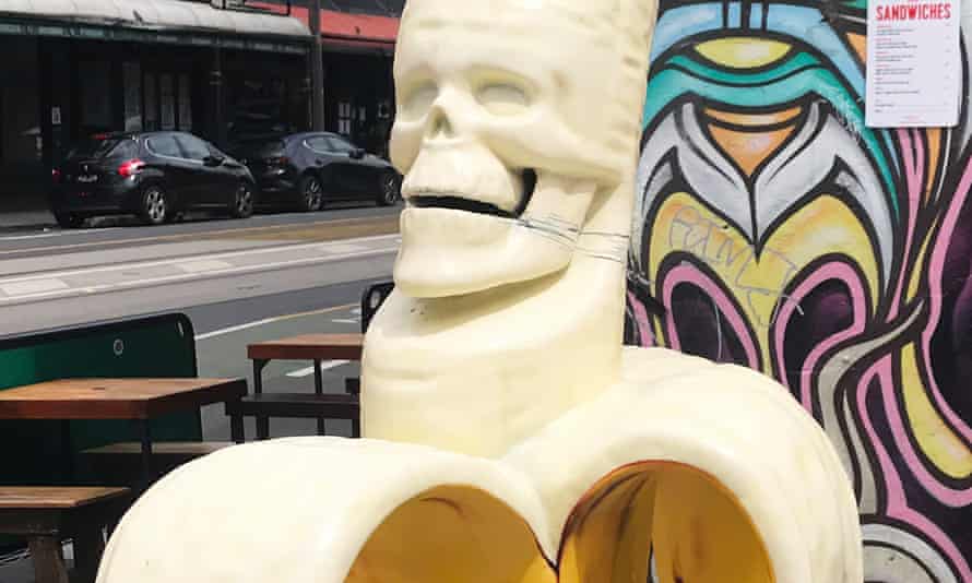 Adam Stone's Fallen Fruit sculpture