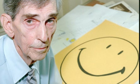 Smiley face creator Harvey Ball.
