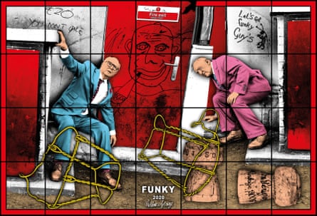 Gilbert & George, Funky, 2020.