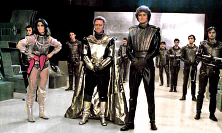 With Christopher Plummer and David Hasselhoff in Starcrash.
