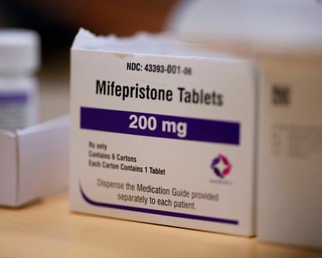 Mifepristone tablets are seen in a Planned Parenthood clinic in July 2024.