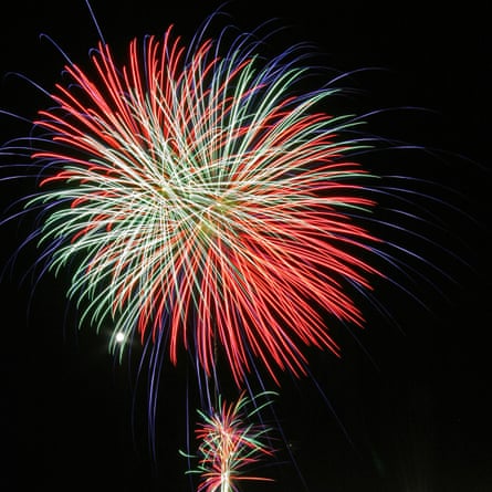 Frontier Fireworks display at Eastbourne Airbourne in August 2016.