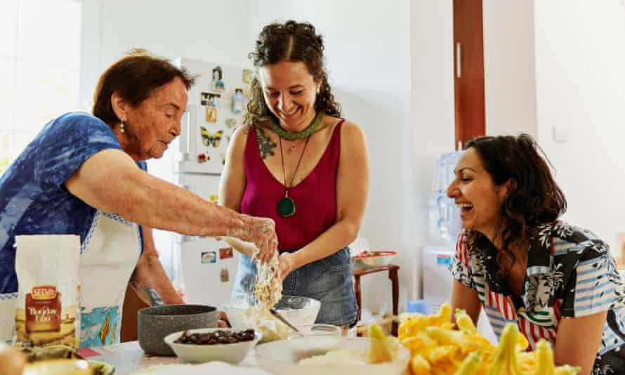 Yasmin In Cyprus with Nahide Köşkeroğlu and Cizge Yalkin.