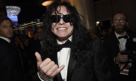 Tommy Wiseau at the Golden Globe awards in January.