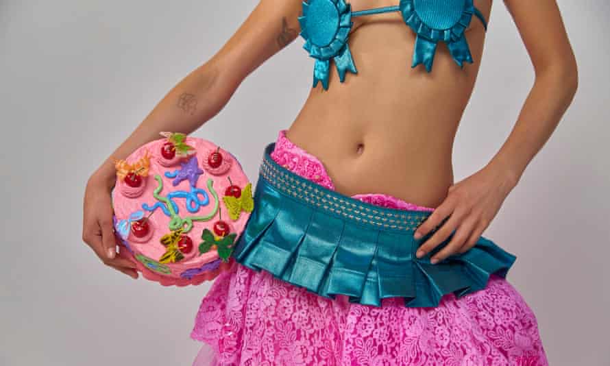 New York brand Collina Strada offers a club-ready aesthetic | Fashion 2 A bikini-type affair with a frilled band and skirt