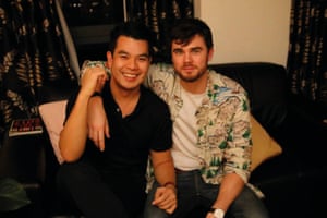 Wong and Honess in their student days.