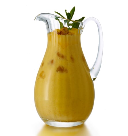Perfect for an Indian summer? Mango lassi with a spicy kick.