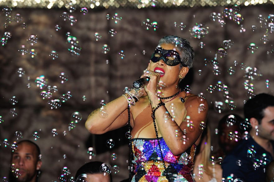 Kelis performs Acapella at Eve Nightclub, Las Vegas, in February 2010