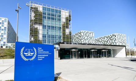 International criminal court in The Hague, Netherlands.