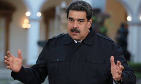 Nicolás Maduro speaking in the video
