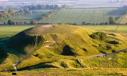 A view of Dragon Hill, below the Uffington White Horse