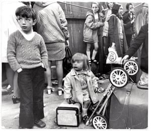 Catholic children being evacuated from Belfast to Dublin, 1972