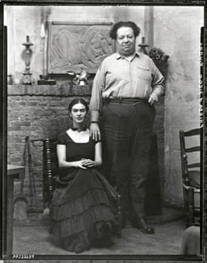 Frida Kahlo and Diego Rivera by Peter Juley, 1931