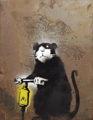 Roadwork Rat by Banksy