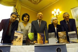 The Booker Prize judges in 1999 (l-r): Boyd Tonkin, Natasha Walter, Gerald Kaufman, Shena MacKay, John Sutherland