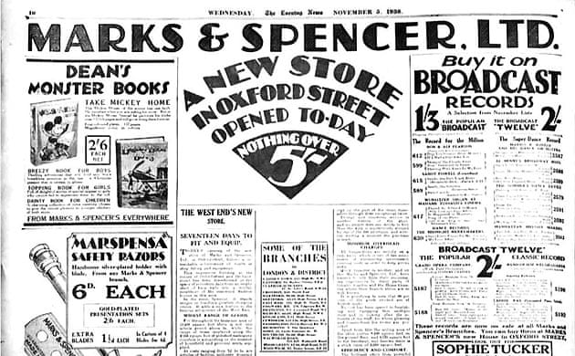 Vintage marks and spencer labels