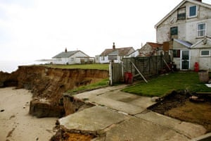 coastal erosion in Norfolk