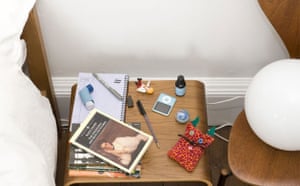 Maggie O'Farrell's bedside table