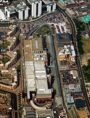 Wapping aerial shot