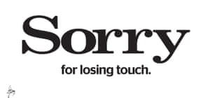 Evening Standard 'Sorry' ad