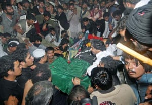 Bhutto's coffin