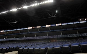 Looking at the Arena seating