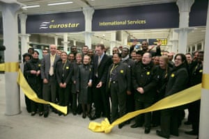 St Pancras Eurostar service begins
