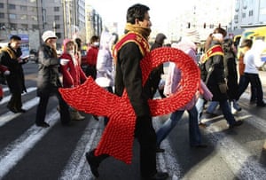 preparation for World Aids Day 2007