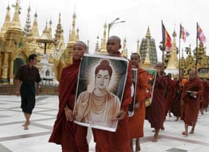 Burma protests