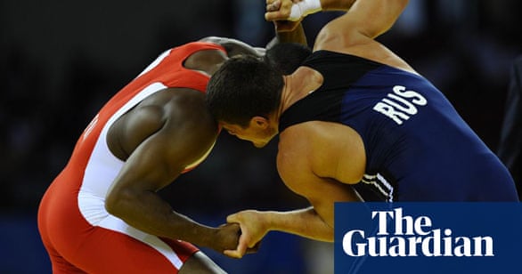 Olympics Tom Jenkins At The Greco Roman Wrestling Sport The Guardian 