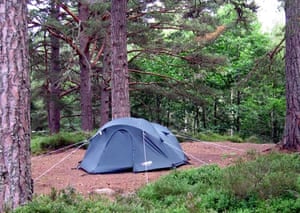Scottish camping