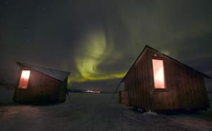 northern lights in Sweden